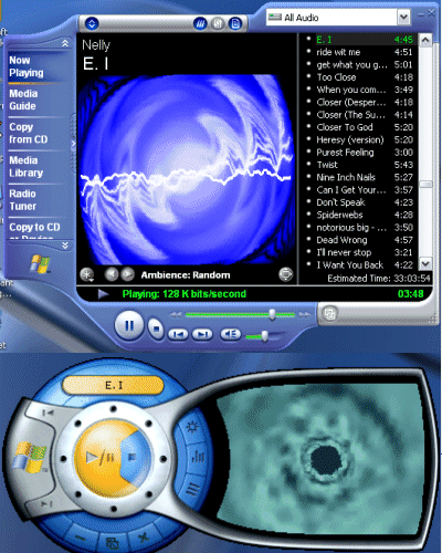 Windows XP RC1 screenshot from the review