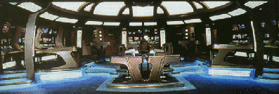 The bridge viewscreen