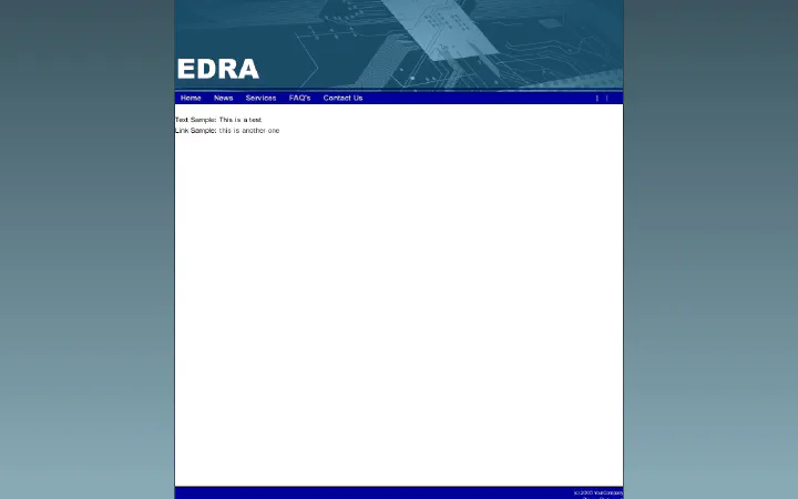 EDRA screenshot