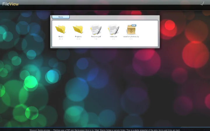 FileView screenshot