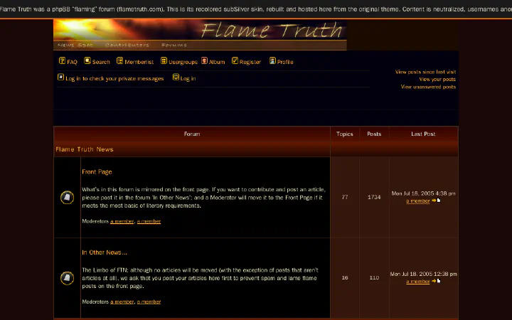 Flame Truth screenshot