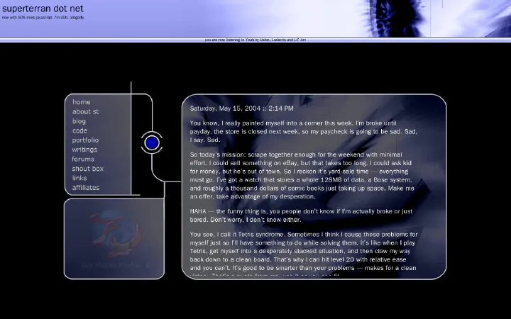 superterran.com 2004 screenshot