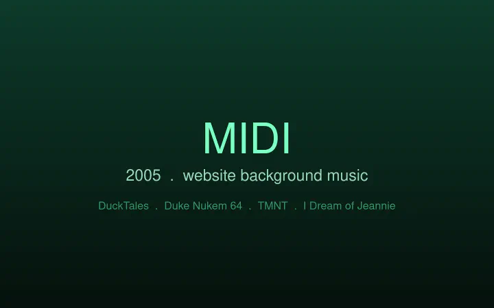 Background music screenshot
